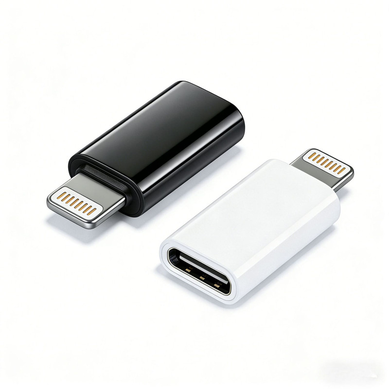 3PCS iphone to USB C Male Female Adapter Data Transfer & fast Charging iphone