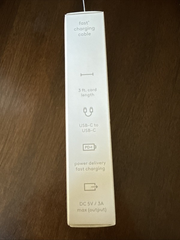 2x 3' USB-C to USB-C Cable - heyday Gray You Get Two gallery