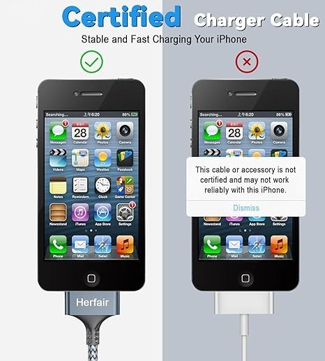30 Pin to USB C Adapter Ipod Charger Nylon Braided Fast Charging Data Cord Next gallery