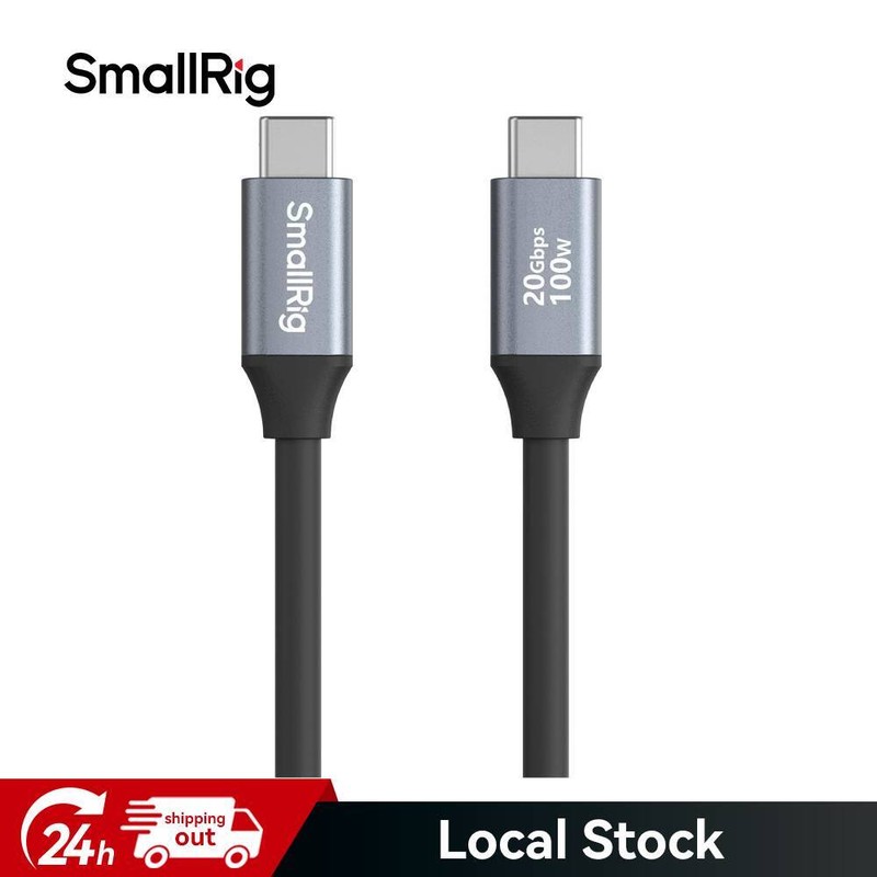 SmallRig USB C to USB C Data Cable 1.15ft/ 35cm/ 13.8″ for iPhone / Camera 4788