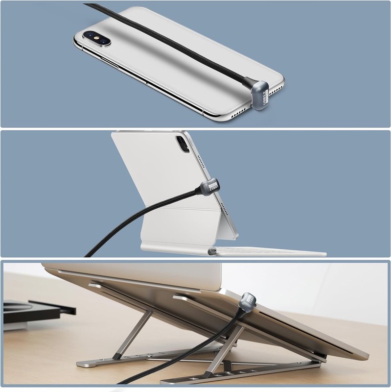 U Shape USB C Extension Cable 180 Angle 10Gbps 100W PD Charger 0.5M 1.6Ft gallery