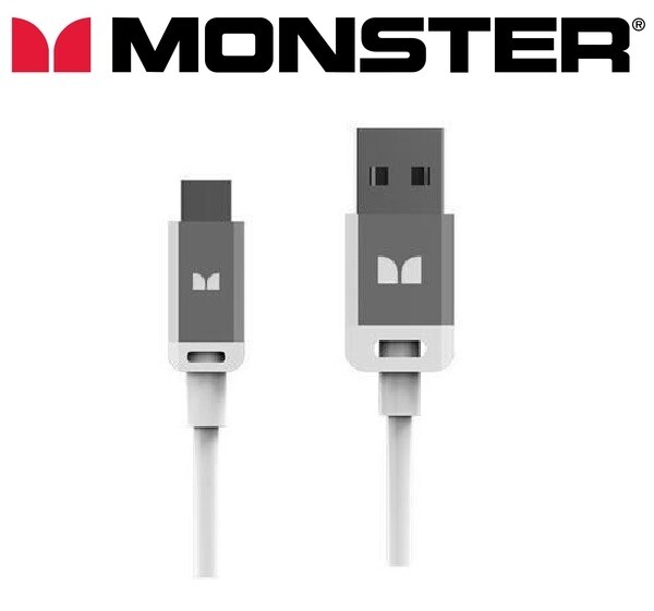 3x Monster High Quality Micro USB to USB cable charging & sync Android 3ft 90cm gallery