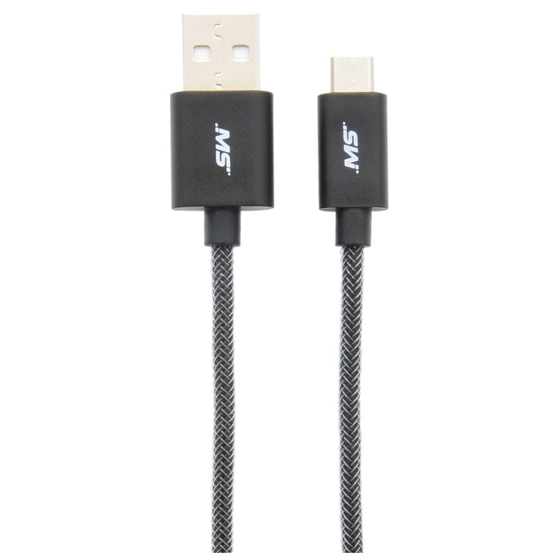 Mobilespec 2021 MBS06110 Mbs Micro Usb To Usb Fishnet Cble Blk 5f gallery