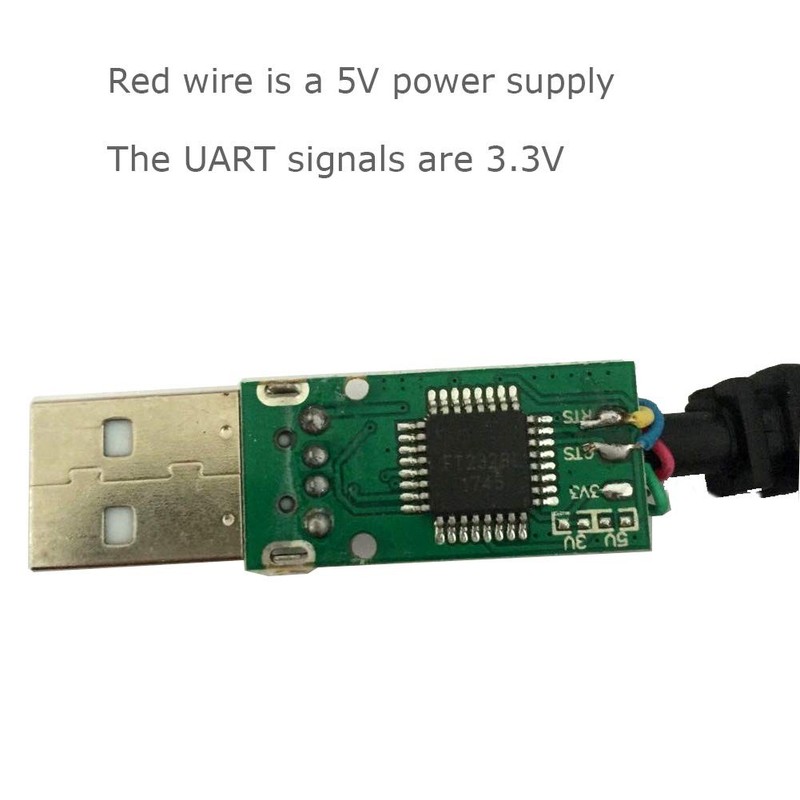 2 PCS 5V USB To TTL Serial Cable Adapter FT232 For Arduino ESP8266 Fingerprint gallery
