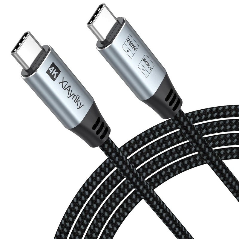 USB C Monitor Video Cable 3Ft 4K 144Hz 20Gbps 240W Display USBC 3.2 Gen 2