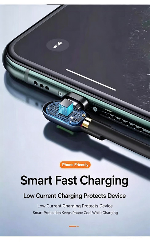 2x 120W Spring Type C Fast Charge Cable Dual 90° Elbow CarPlay Car Charger Cord gallery