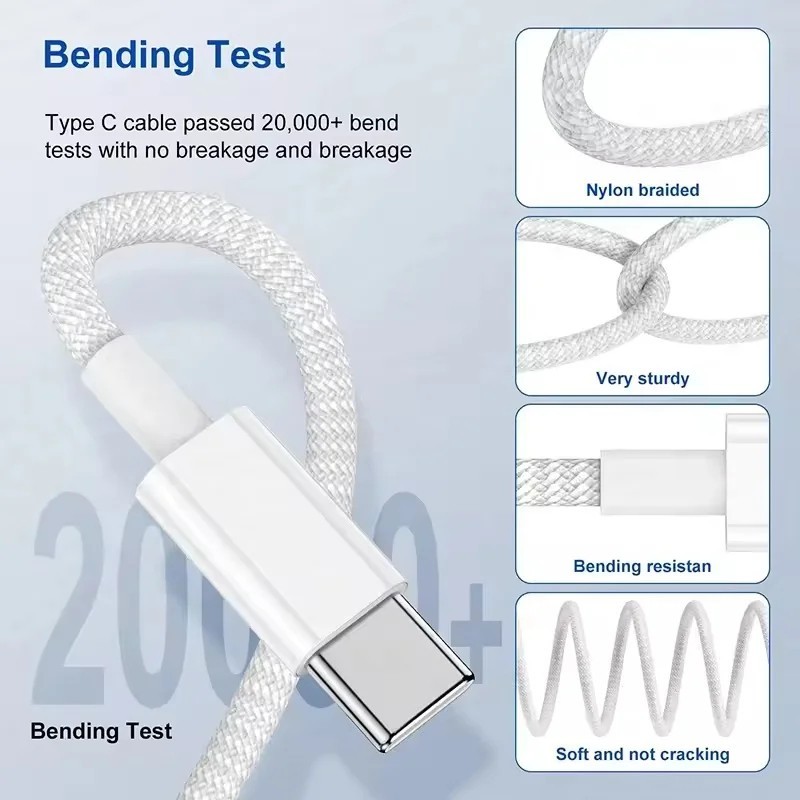 OEM Original USB-C 40W Fast Charger Charging Cable for iPhone 17 16 15 Pro Max gallery
