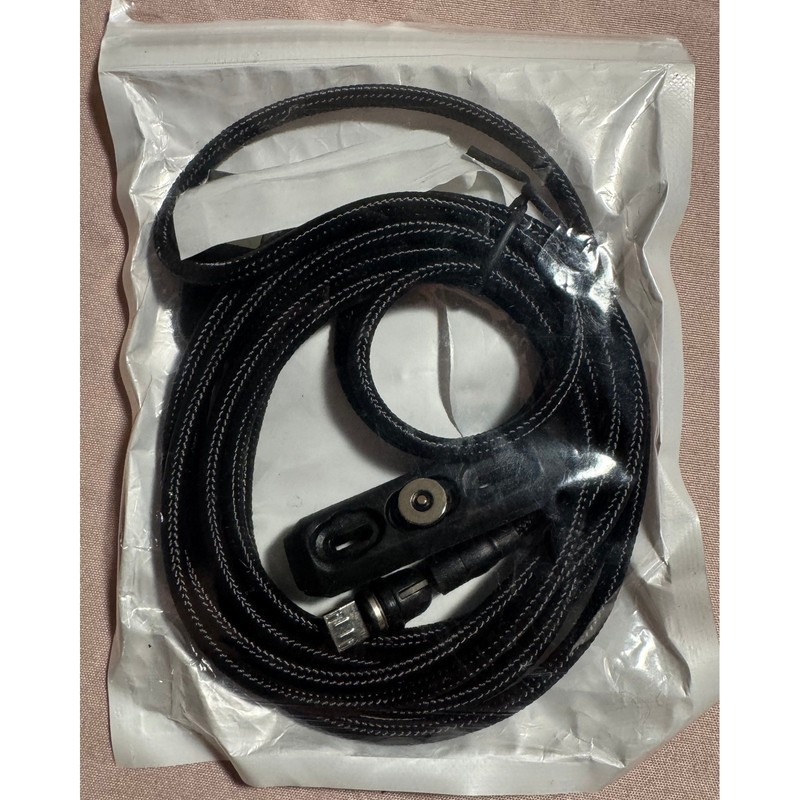 Black Braided Nylon USB Charging Cable Durable Tangle Free Power Cord NEW