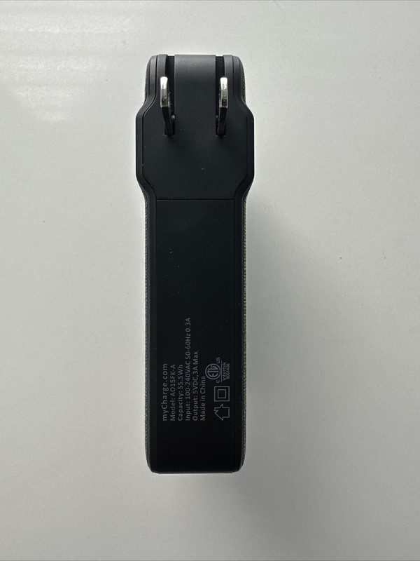 MyCharge Power Hub Max All-in-One Portable Charger 15,000mAh, Type A and C Cords gallery