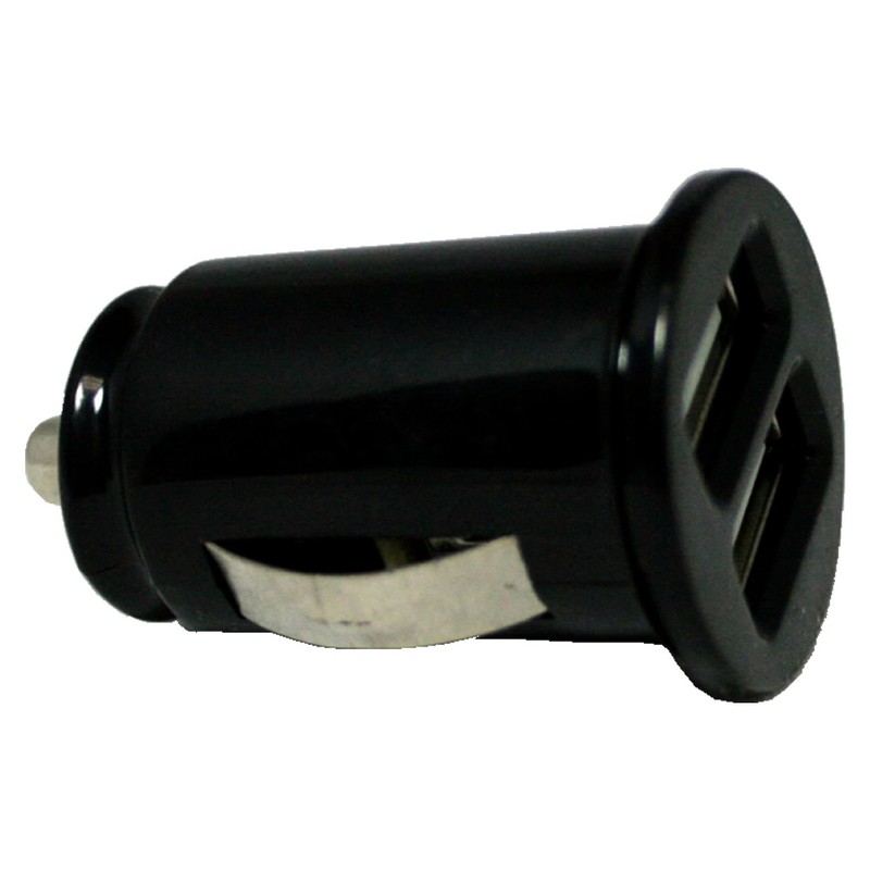 Mini Dual Bullet USB 2 Port Car Charger Adaptor for iPhone 3G S 4 4G iPod Touch gallery