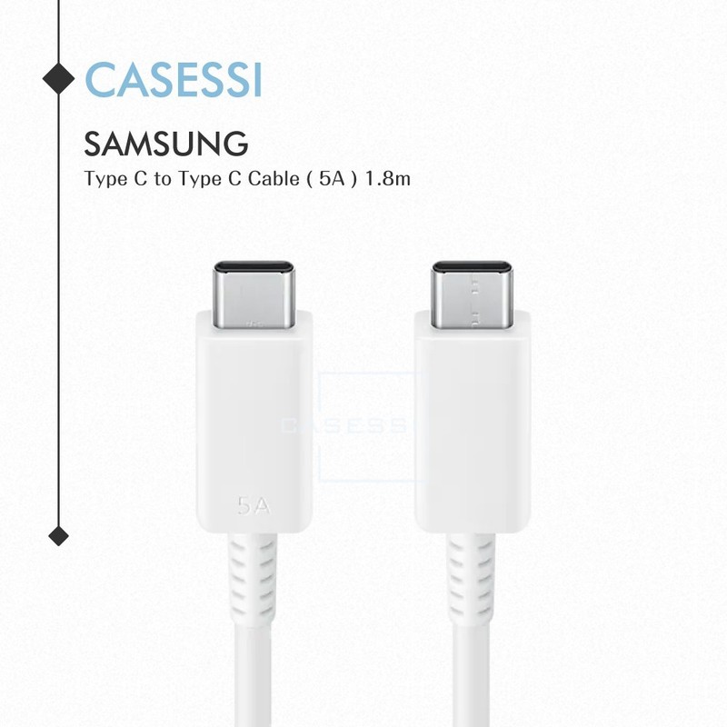 Original Samsung Official S23 series Type-C to Type-C Cable (5A) 1.8m / EP-DX510 gallery