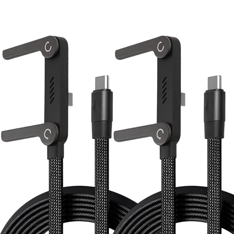 240W Stand Data Cable Invisible Holder Charger USB C to USB C Fast Charging F…