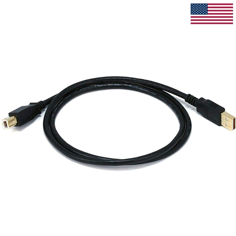 15ft USB 2.0 A Male to Micro 5-Pin Cable – Gold Plated for Enhanced Performance