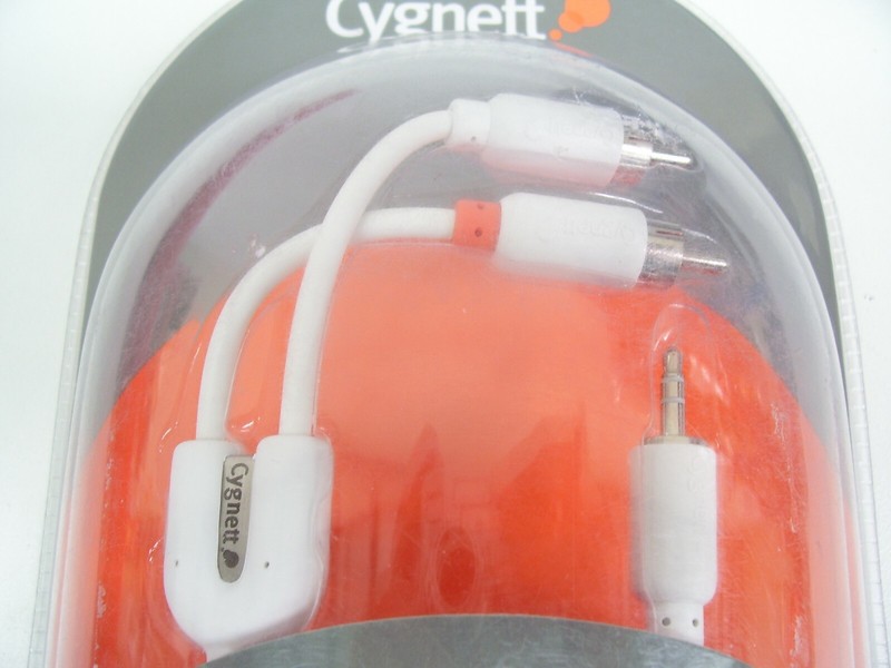 PHONE RCA CABLE IPOD MP3 PLAYER LAPTOP CD STEREO AUX 3.5MM 2CYGNETT CY-M-RCA gallery