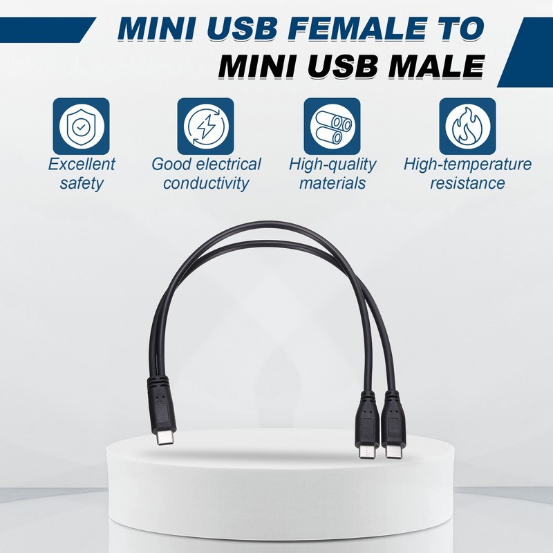 Type C Male to Type C Male 2 in 1 Splitter 11.8" gallery