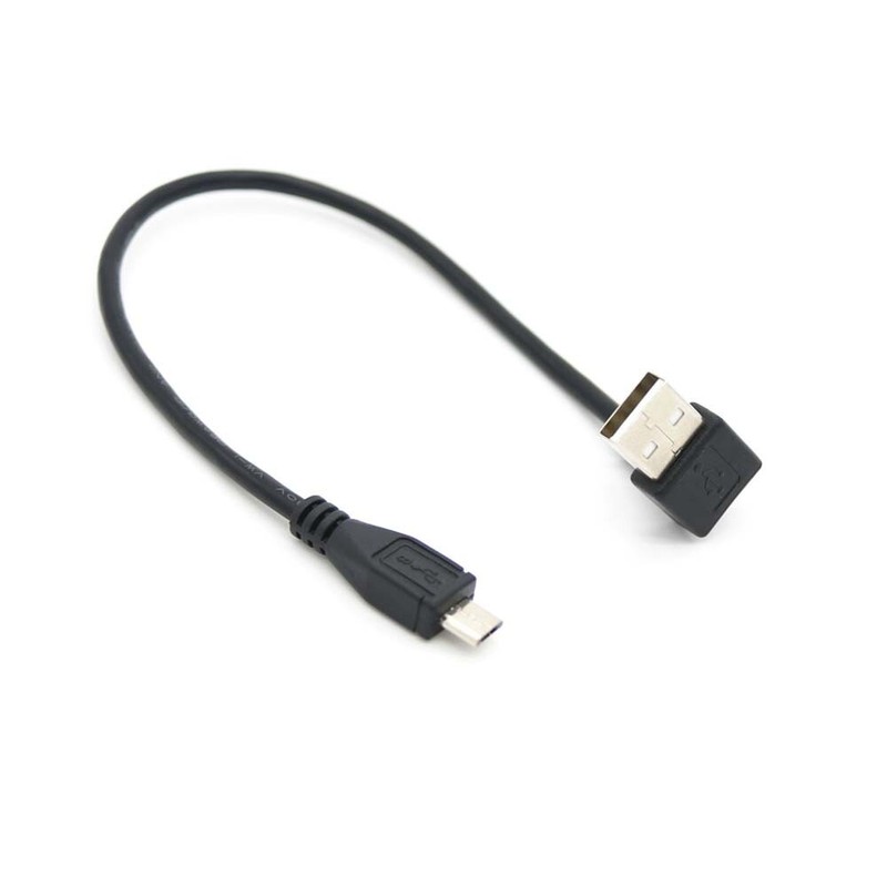 Usb Elbow To Micro Straight Micro Usb V8 Android Phone Data Cable