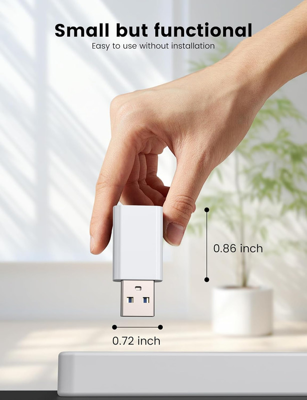 USB to USB C Adapter 2 Pack, USB C Female to a Male Car Charger for Iphone 16 15 gallery