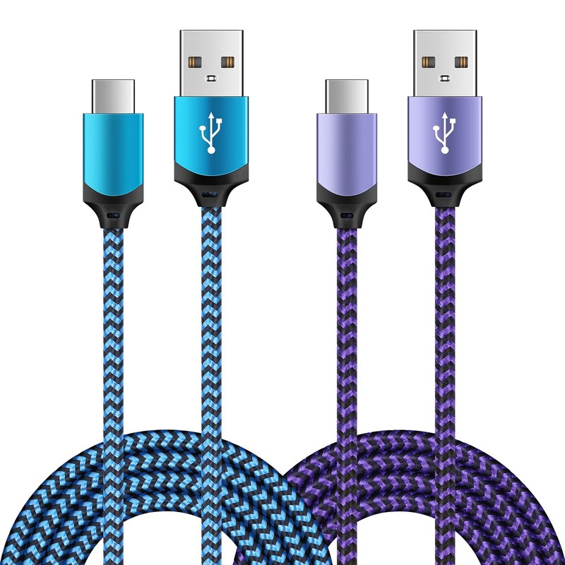 2Pack 6Ft USB Type C Cable Fast Charging Cord Phone Charger for LG Stylo 4 5 …