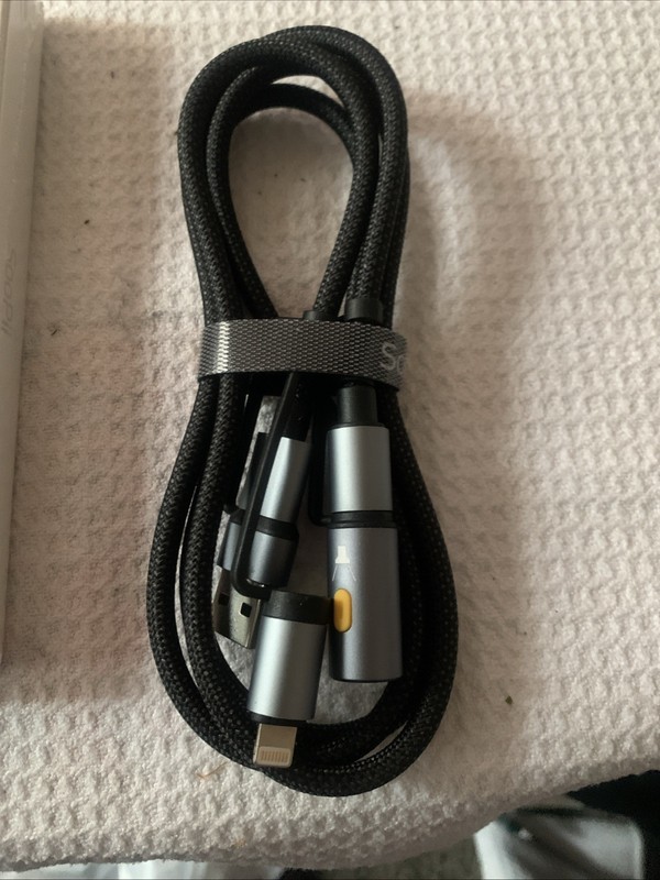 SOOPII 2 Data Cable USB To C Cable 1.2M 4ft Black New & Sealed! gallery