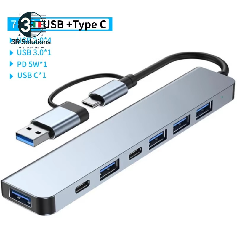 USB 3.0 Type C Adapter Docking Ststation USB 2.0 Port SD TF Card Reader gallery