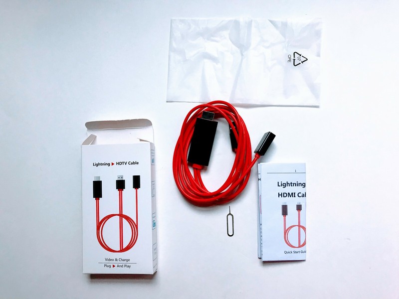 HDMI HDTV AV Adapter Cable For IOS Devices-Phone to TV 1080p gallery