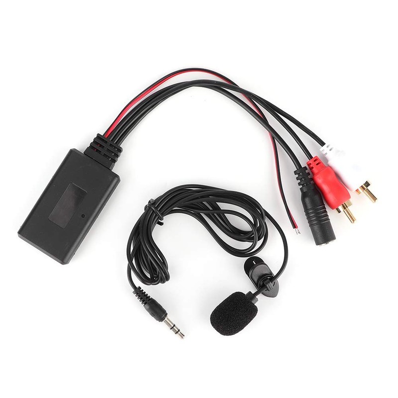 Car Radio Bluetooth AUX Module 2 Cable Adapter Easy Microphone Hardware gallery
