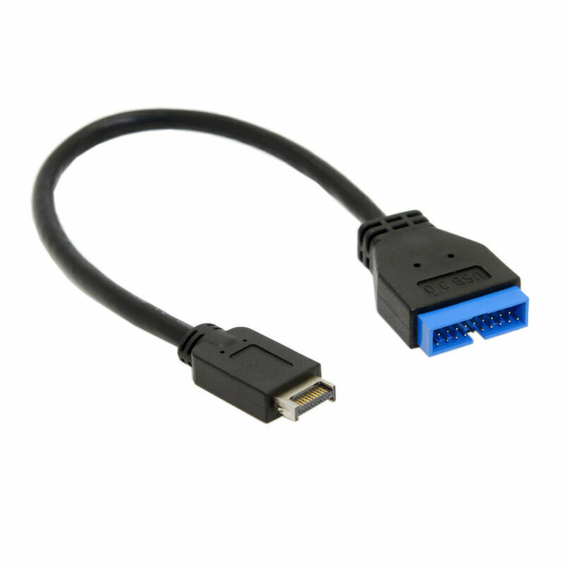 USB 3.0 20Pin Header Extension Cable 20cm for ASUS to USB 3.1 Front Panel Header