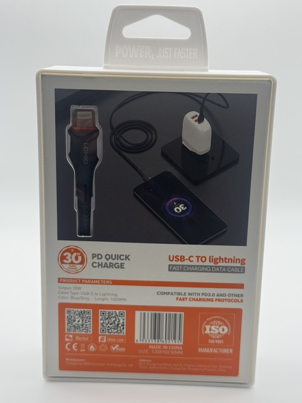 "30W iPhone to Type-C Fast Charging Cable – Power & Speed Combined" gallery