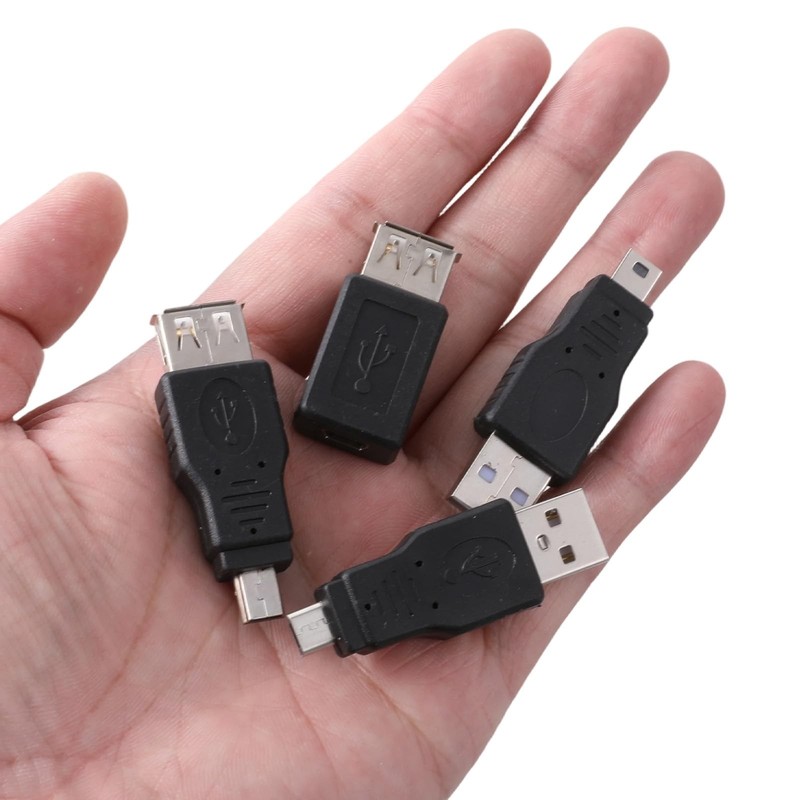 12 PCS USB 2.0 Adapter Kit OTG Male To Female MicroUSB Converter Computer gallery