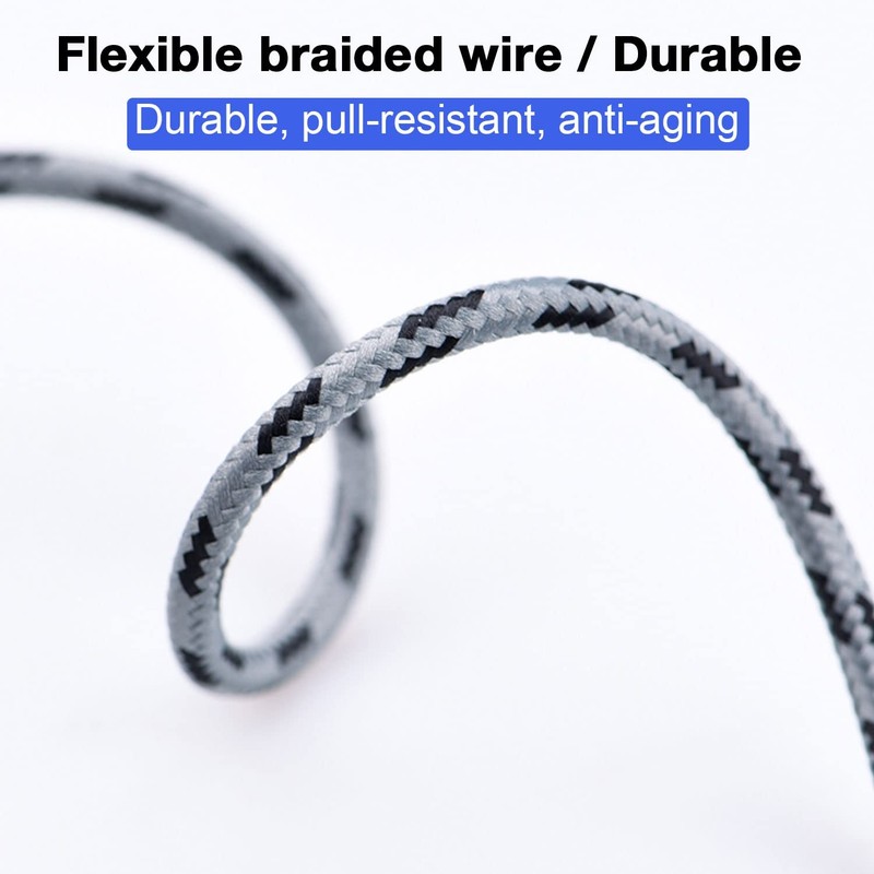 1FT+ 0.5FT(2 pack) USB Micro to iOS DJI Remote Controller Cable for DJI Mavic... gallery