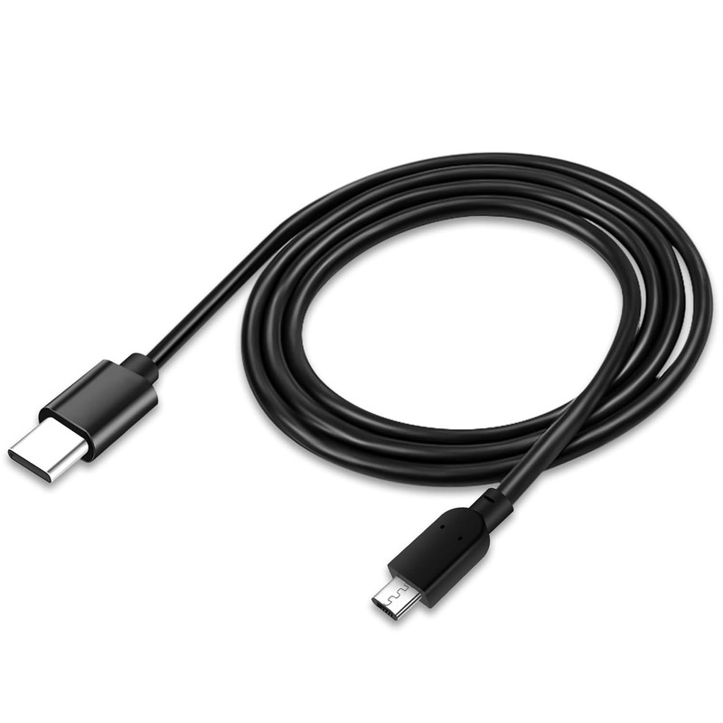 USB-C to Micro USB Cable 2FT, Fast Charging & Data Sync, Compatible with Type C gallery