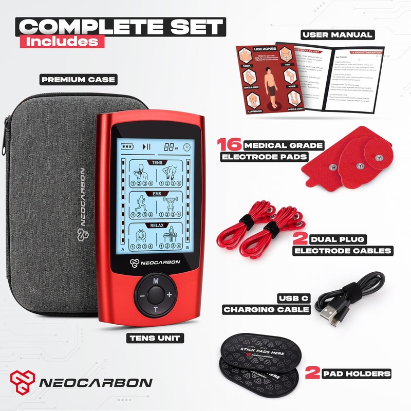 TENS Unit Muscle Stimulator, EMS Massager Machine for Shoulder, Nec... Fast Ship gallery