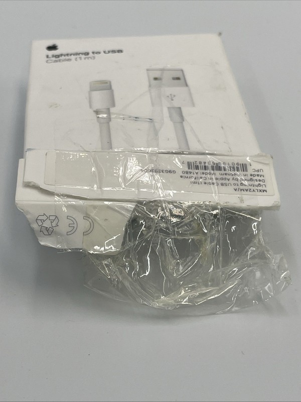 Genuine Apple 1M (3.3') USB to Lightning Charging Cable A1480 (MXLY2AM/A) gallery