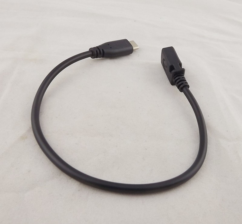 1x USB 3.1 Type C Male Plug to Mini USB Female Adapter Data Charger Sync Cable gallery
