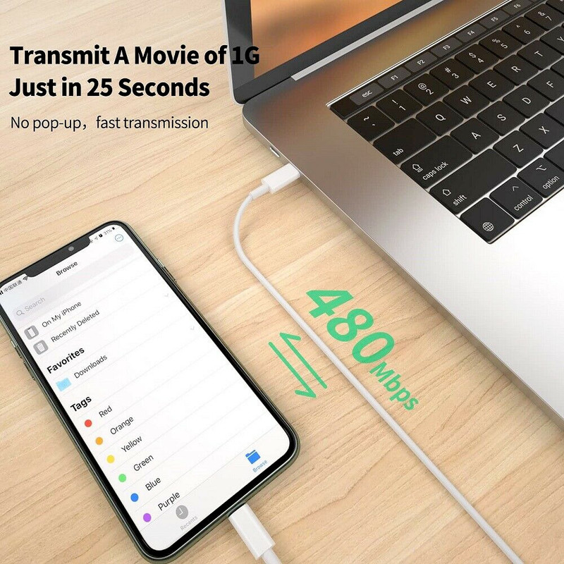 PD USB Type C USB C Fast Charger Cable For iPhone 14 13 12 11 Pro Max XR XS Lot gallery