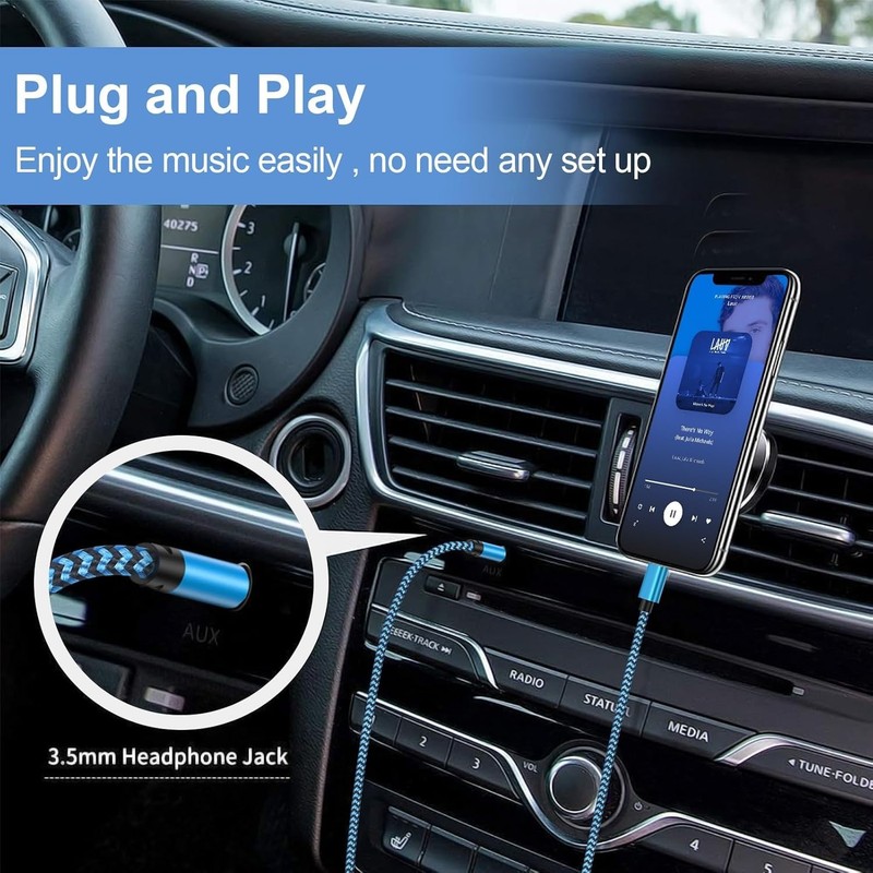 3FT USB C to 3.5mm Audio Aux Jack Cable, Type C to Headphone Audio Adapter Hi-Fi gallery
