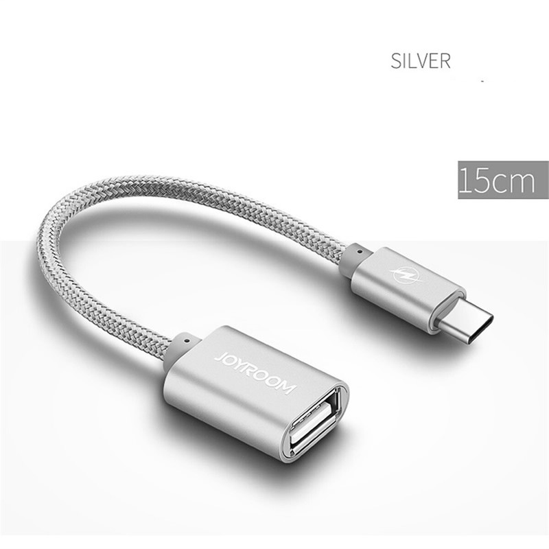 New Braided USB 3.1 Type C Male to USB 2.0 Type A Female OTG Data Adapter Cable gallery