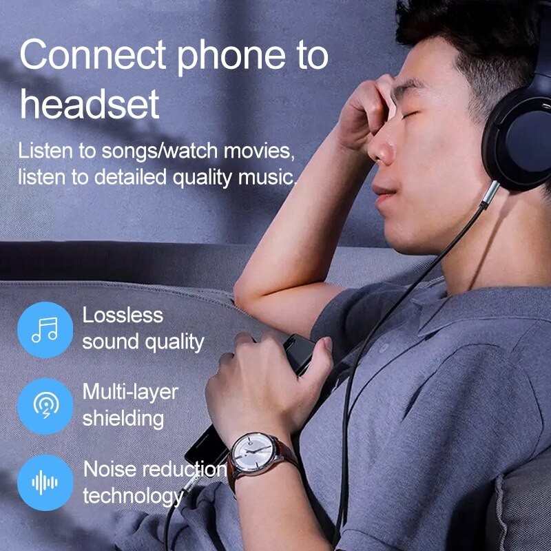 8 Pin to 3.5mm Car AUX Audio Cable Headphone Adapter Cord for Phone 13 12 11 X 8 gallery