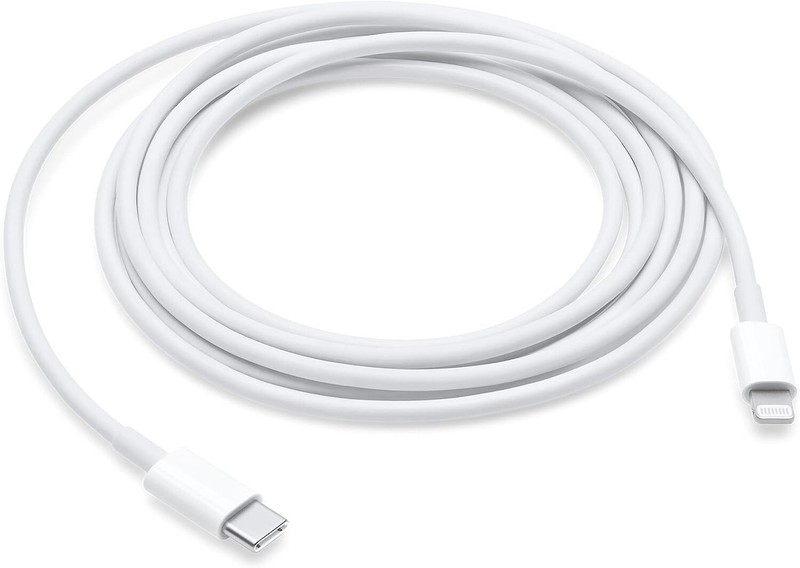 Apple Cable 6FT (Lightning – USB C) White (Bulk Packaging)