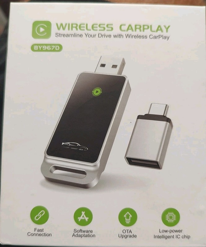Wireless CarPlay Adapter for iPhone, Convert Wired to Wireless Apple CarPlay,,,