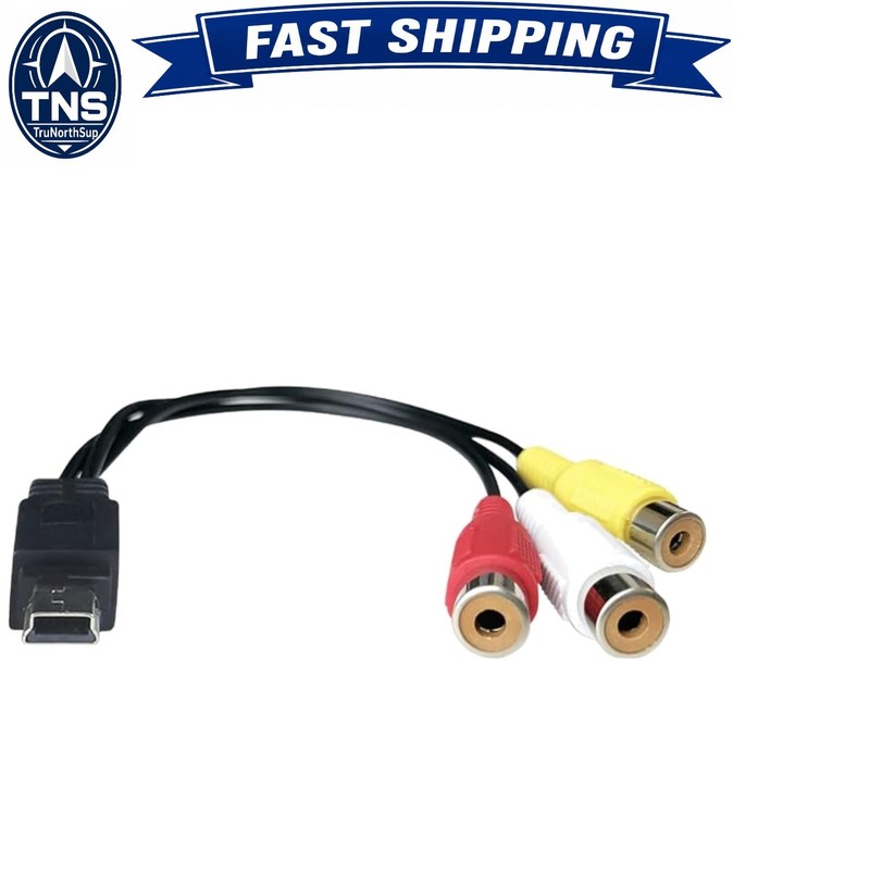 Mini USB to RCA Composite Video Audio Adapter Cable for Camera TV Stick