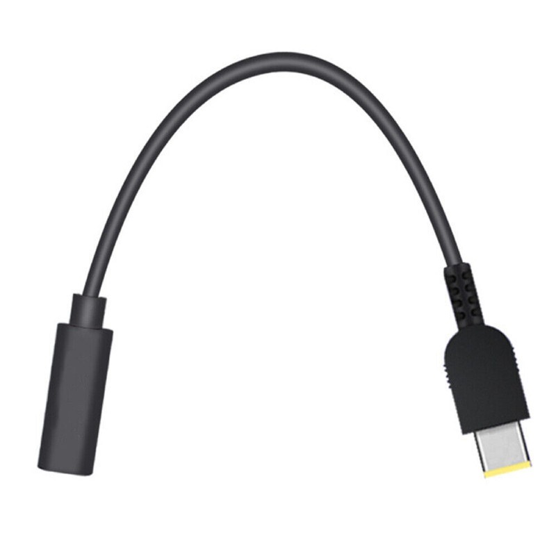 USB Type C Female to DC Square Power Charging Cable Wire for Lenovo Thinkpad gallery
