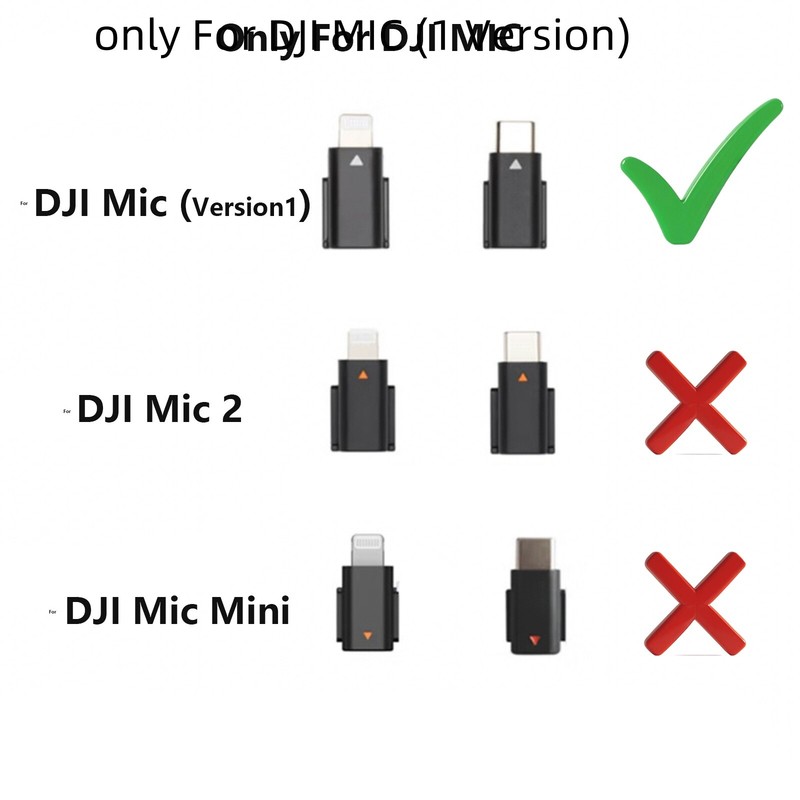 for DJI Mic 1st Mobile Phone Adapter Connector For iPhone 11/12/13/14/x/xr/xsmax gallery