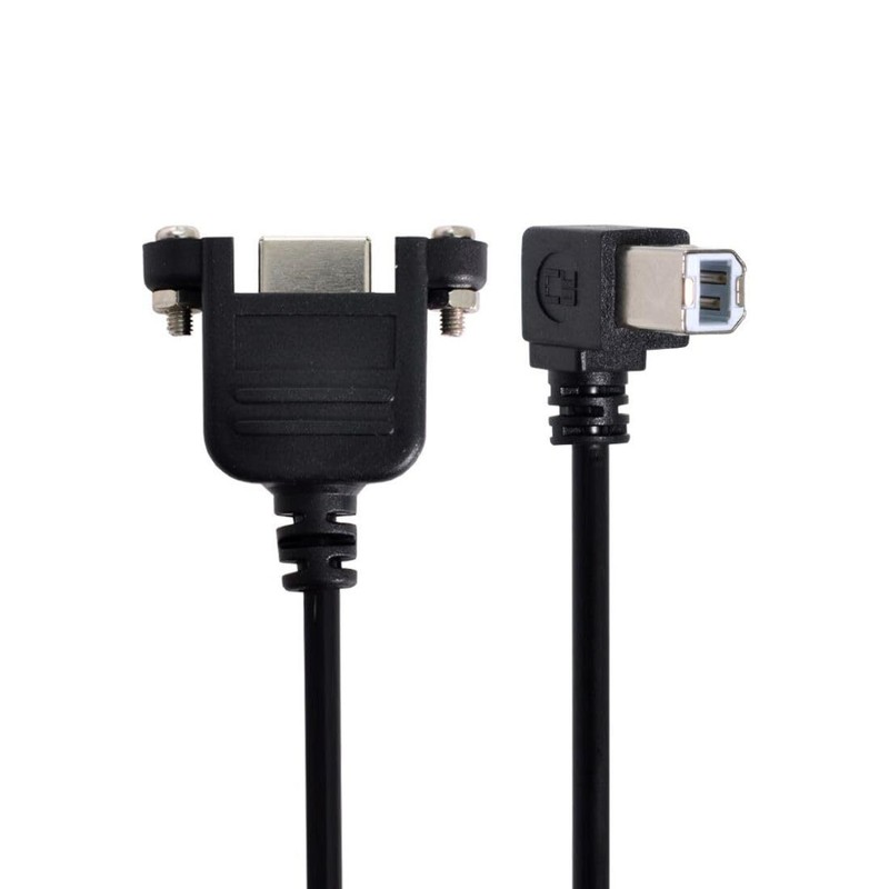 Usb 2.0 Type B Printer Scanner Hard Disk Extension Data Cable With Screws For Pa gallery