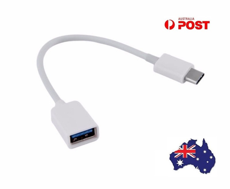 USB 3.1 Type-C to Type-A Female OTG Adapter Cable For Oppo A74 A54 5G RenoZ AU gallery