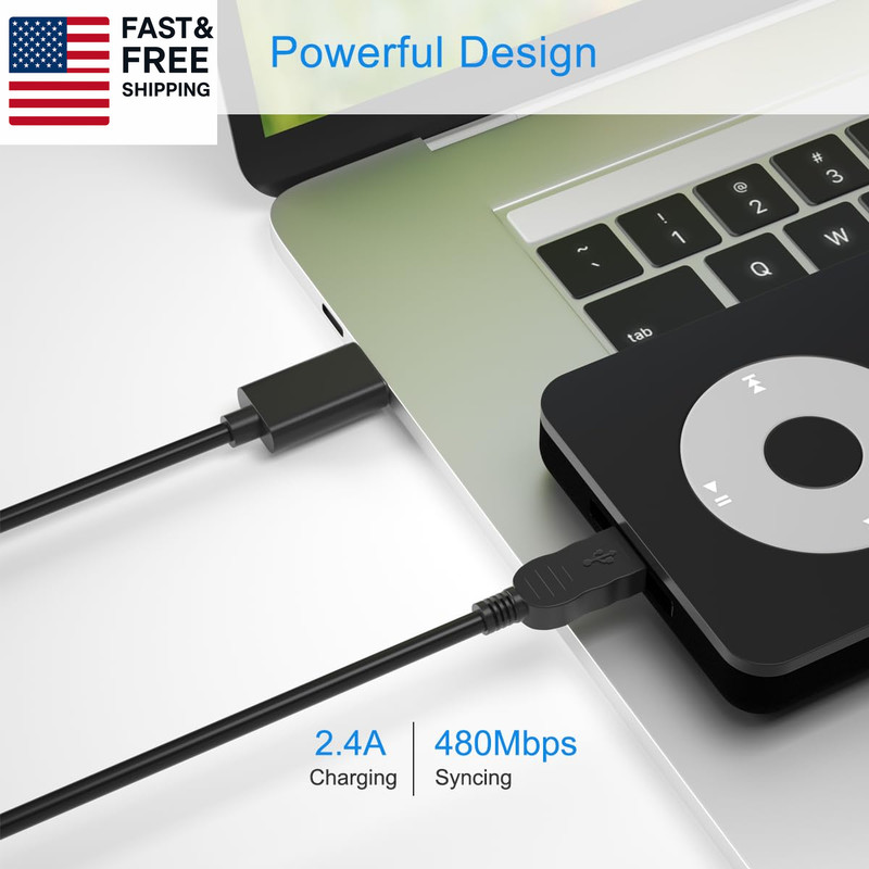USB-C to Mini USB Cable,Type-C to Mini-B Charging Cord Compatible with Canon Cam gallery