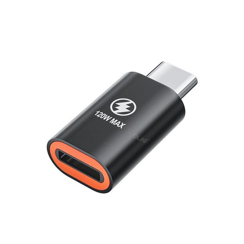 Crouch 120W iOS Female to USB-C Male Adapter, Type-C for iPhone iPad Mac