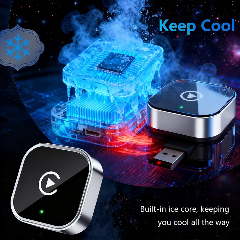 2026 Upgraded Wireless CarPlay Adapter - Fast Auto-Connect, Stable Connection... gallery