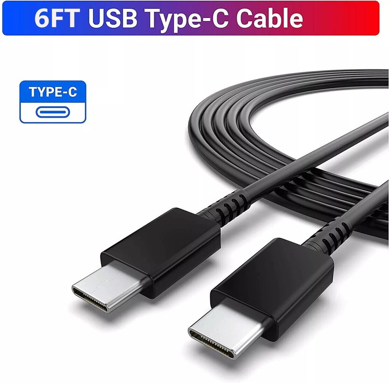 6FT Fast Charger Charging Cable For Samsung Galaxy S20 S21 S22 S23 S24 Ultra gallery