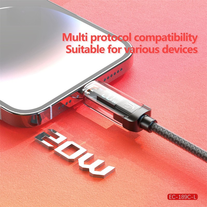 PD 100W USB C To USB C Cable Fast Charging Cord LED Display Type-C Charger 1m gallery